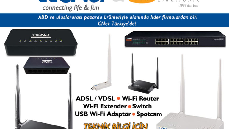 CNet Network Yeniden Türkiye’de!