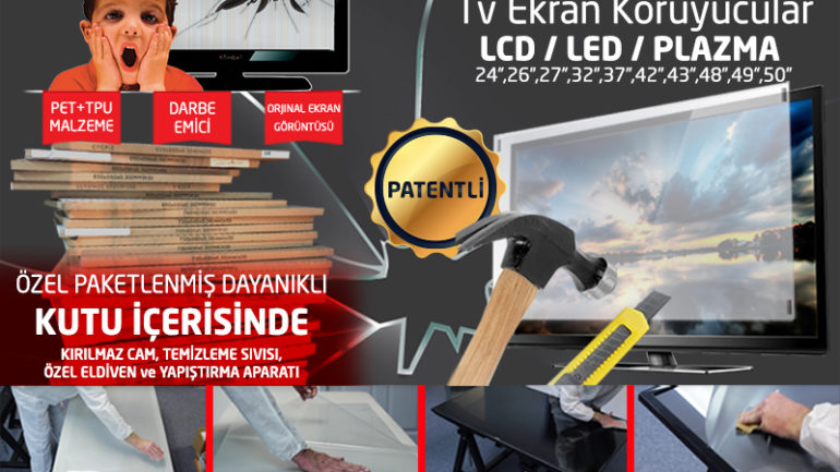Lcd Led Plazma Televizyon Ekran Koruyucu Filmler