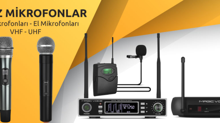 2018 Telsiz Mikrofon Modelleri