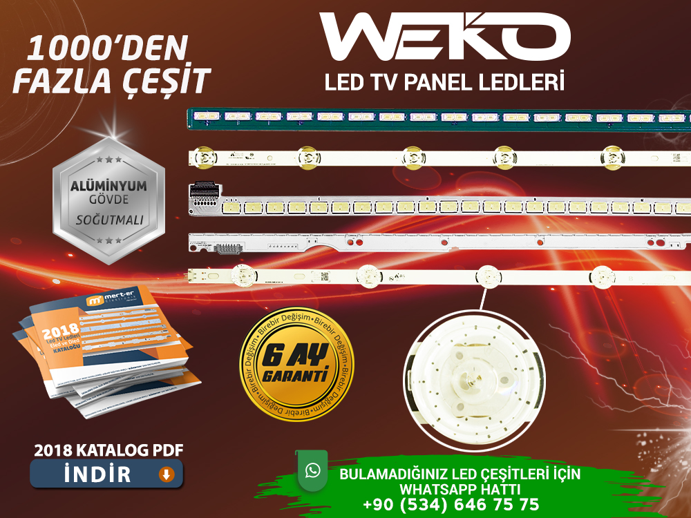 Weko led tv panel ledleri
