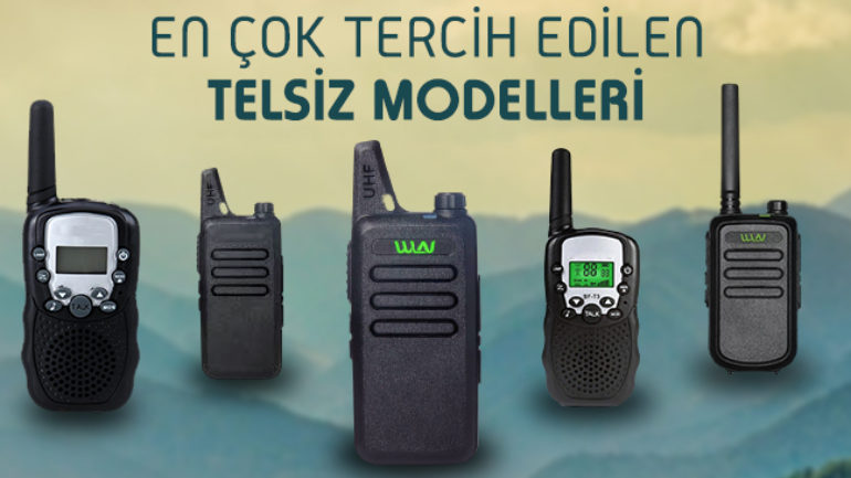 En Çok Tercih Edilen 3 El Telsizi Modeli