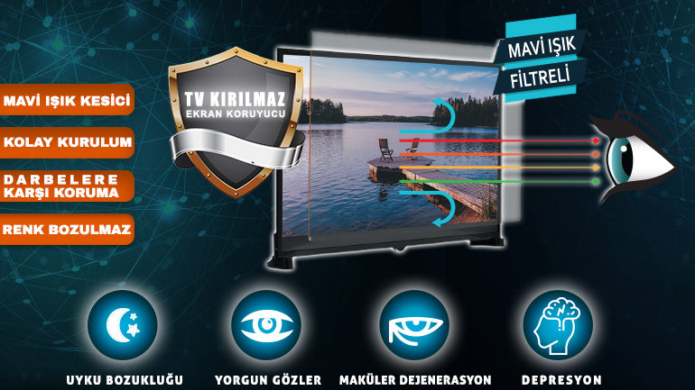 Gözlerinizi Tv Ekran Koruyucu İle Koruyun
